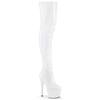 Pleaser - ADORE3000HWR Cuissardes à plateforme - Chaussures de pole dance - Blanc Product image